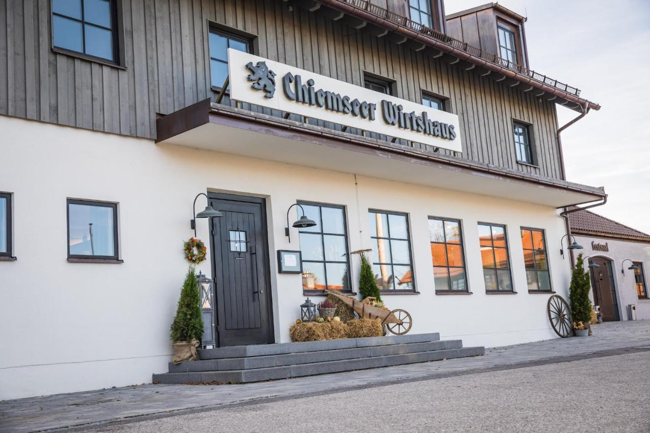 Chiemseer Wirtshaus Chieming Eksteriør billede